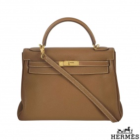 Hermes Kelly 32 cm Togo leather GHW handbag Hermes Kelly 32 cm Togo leather GHW handbag